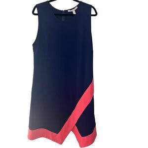 Anthropologie Hutch PLUS SIZE WOMENS SHIFT DRESS NAVY TEXTURED SIZE 0X